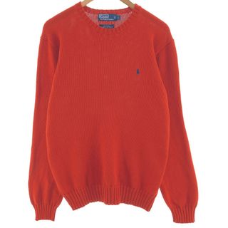 ラルフローレン(Ralph Lauren)の古着 ラルフローレン Ralph Lauren POLO by Ralph Lauren コットンニットセーター メンズL /eaa390428(ニット/セーター)