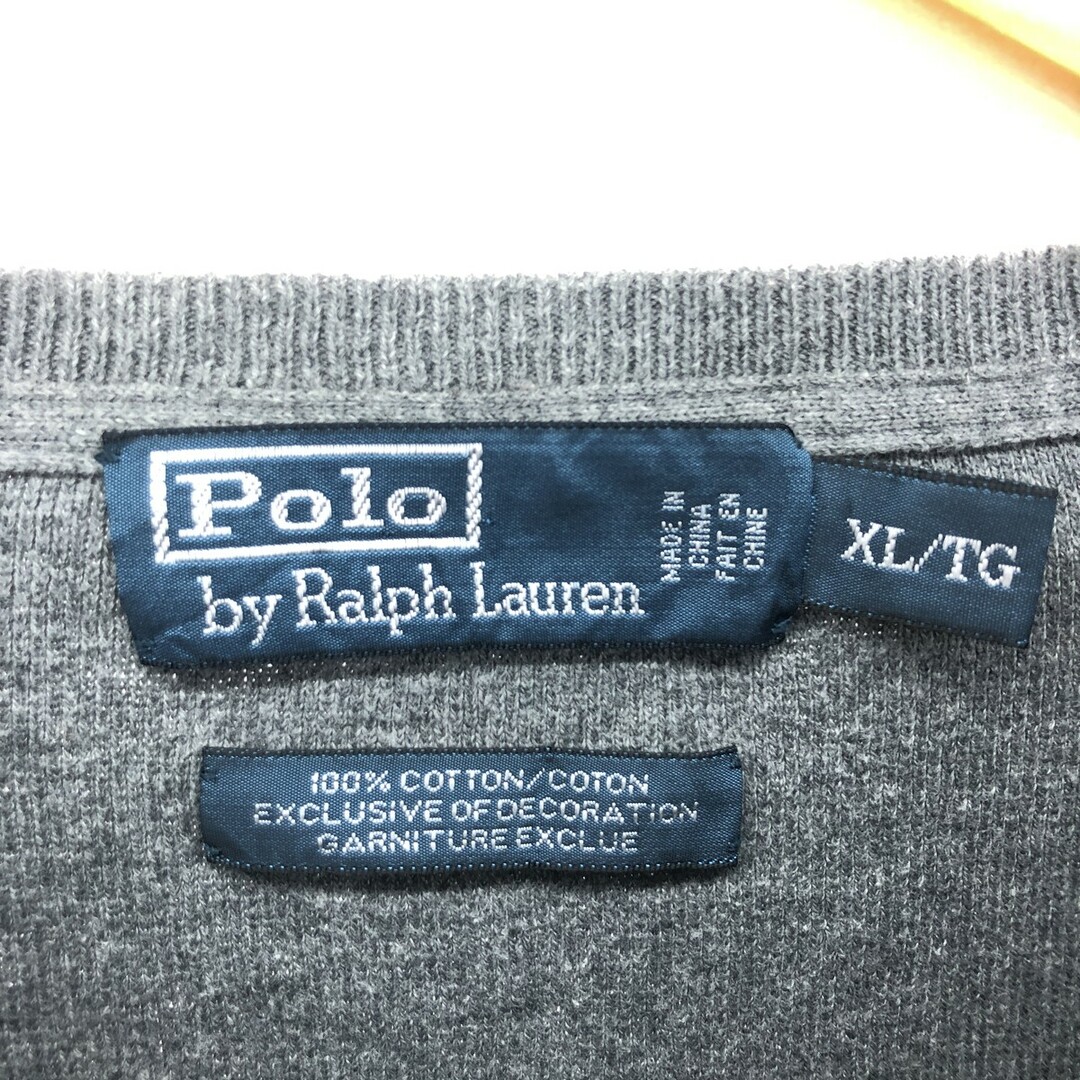 Ralph Lauren(ラルフローレン)の古着 ラルフローレン Ralph Lauren POLO by Ralph Lauren コットンニットセーター メンズXL /eaa399032 メンズのトップス(ニット/セーター)の商品写真