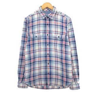 ギャップ(GAP)の古着 ギャップ GAP 長袖 ヘビーネルチェックシャツ メンズM /eaa421355(シャツ)