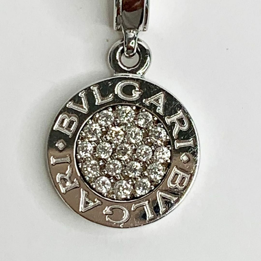 BVLGARI(ブルガリ)のBVLGARI ブルガリ パブェ ダイヤモンド チャーム 750 (K18WG) レディースのアクセサリー(チャーム)の商品写真