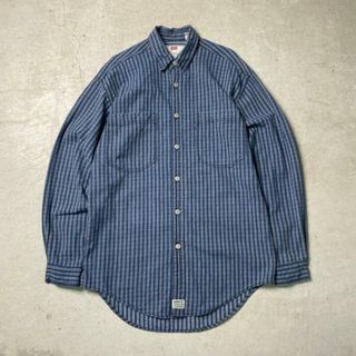 リーバイス(Levi's)の90年代 Levi's リーバイス 長袖 ストライプシャツ メンズM相当(シャツ)