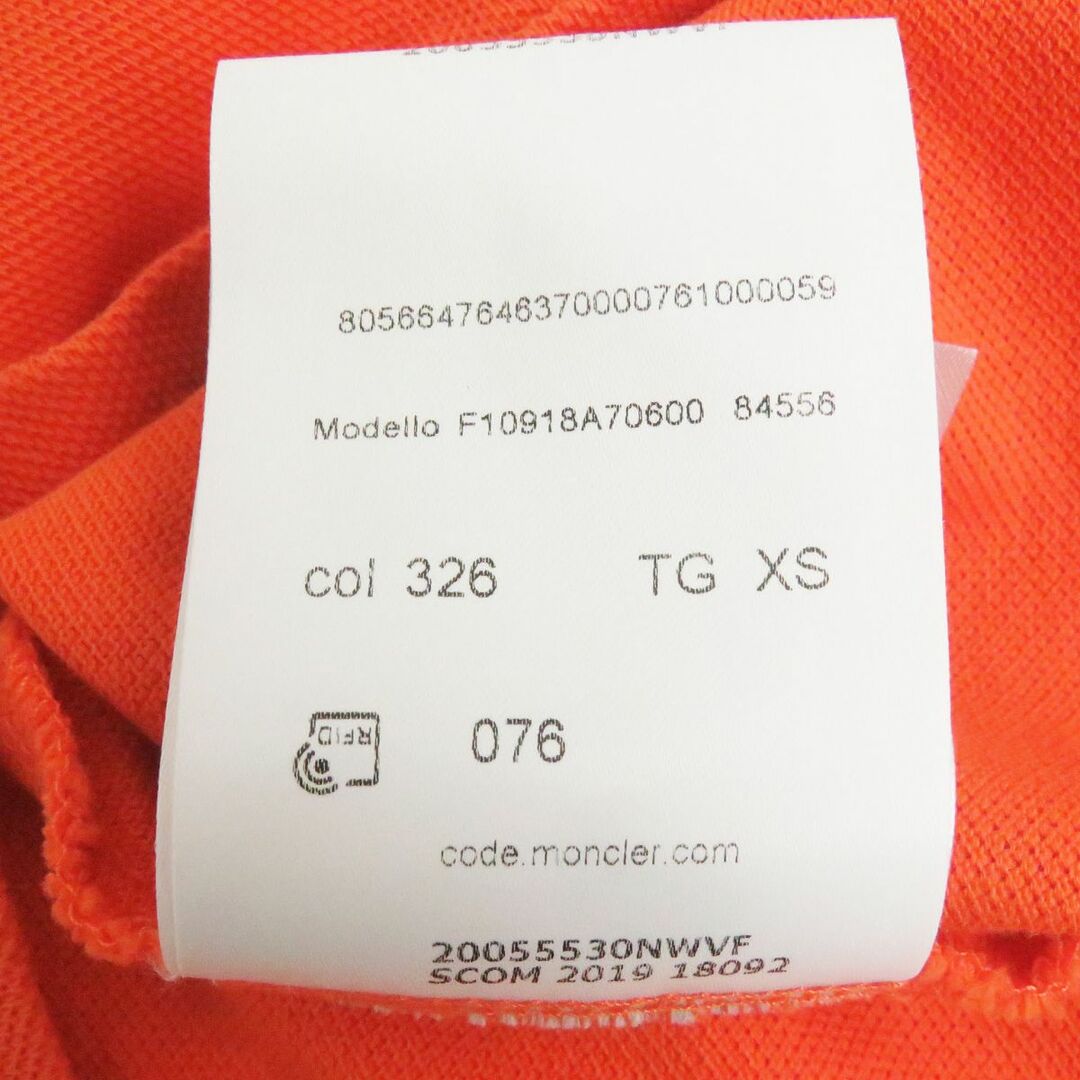 MONCLER - 美品□20SS MONCLER/モンクレール MAGLIA POLO MANICA MONCLER - 美品□20SS MONCLER/モンクレール MAGLIA POLO MANICA