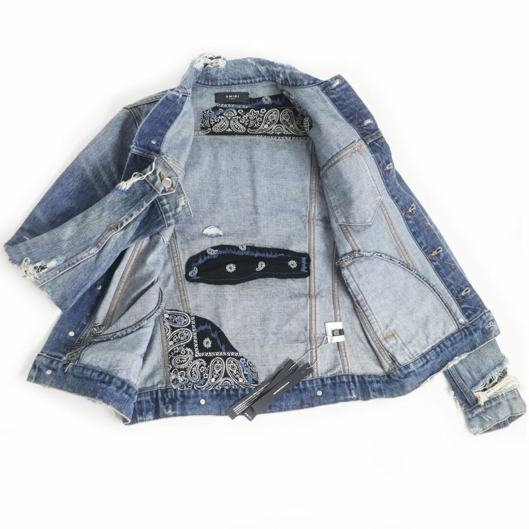 AMIRI - 美品□AMIRI/アミリ MOTRK-BND クラッシュ加工 バンダナ AMIRI - 美品□AMIRI/アミリ MOTRK-BND クラッシュ加工 バンダナ
