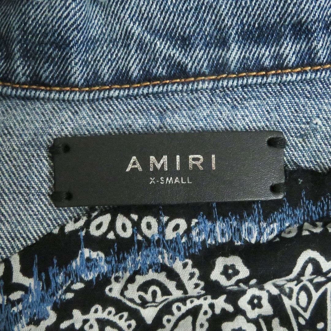 AMIRI - 美品□AMIRI/アミリ MOTRK-BND クラッシュ加工 バンダナ AMIRI - 美品□AMIRI/アミリ MOTRK-BND クラッシュ加工 バンダナ