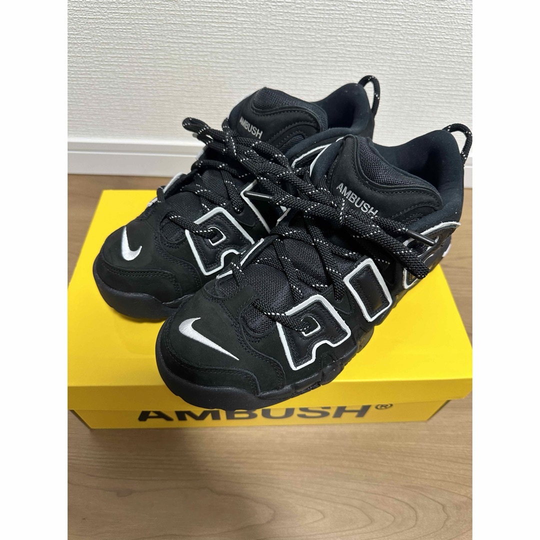 AMBUSH(アンブッシュ)のambush nike air more uptempo 28cm 黒 メンズの靴/シューズ(スニーカー)の商品写真