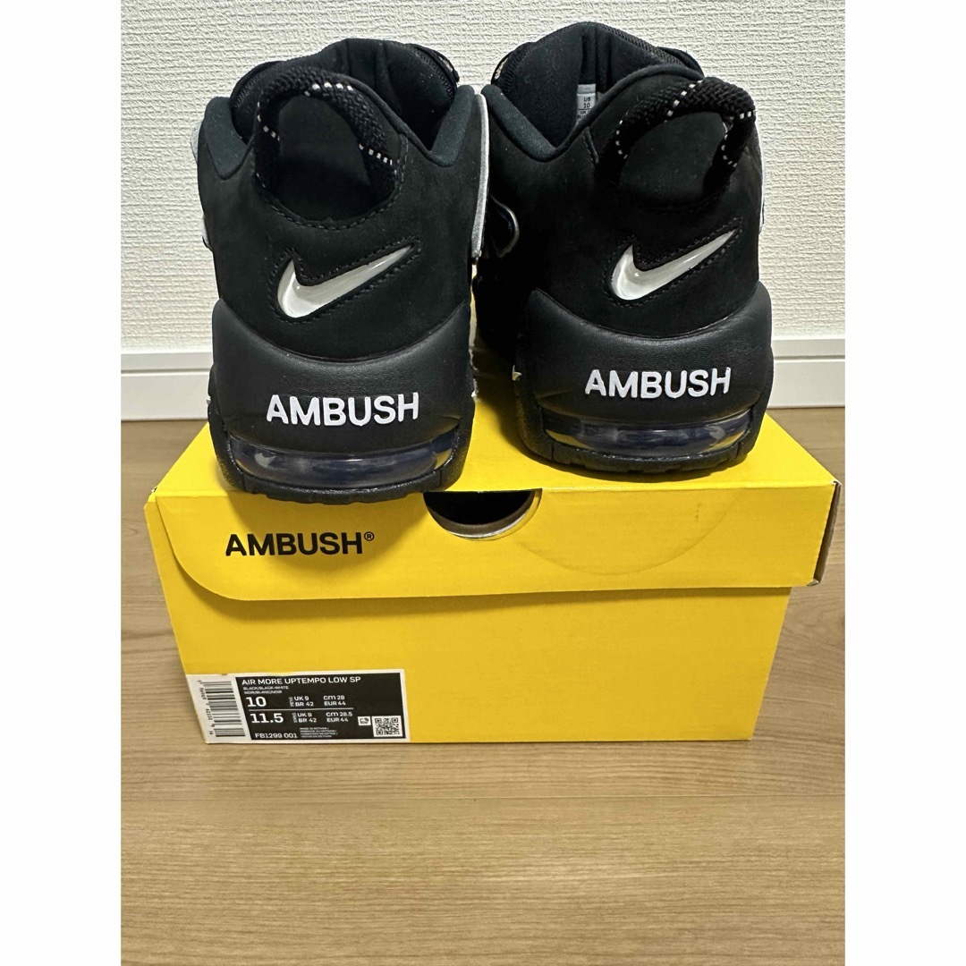 AMBUSH(アンブッシュ)のambush nike air more uptempo 28cm 黒 メンズの靴/シューズ(スニーカー)の商品写真