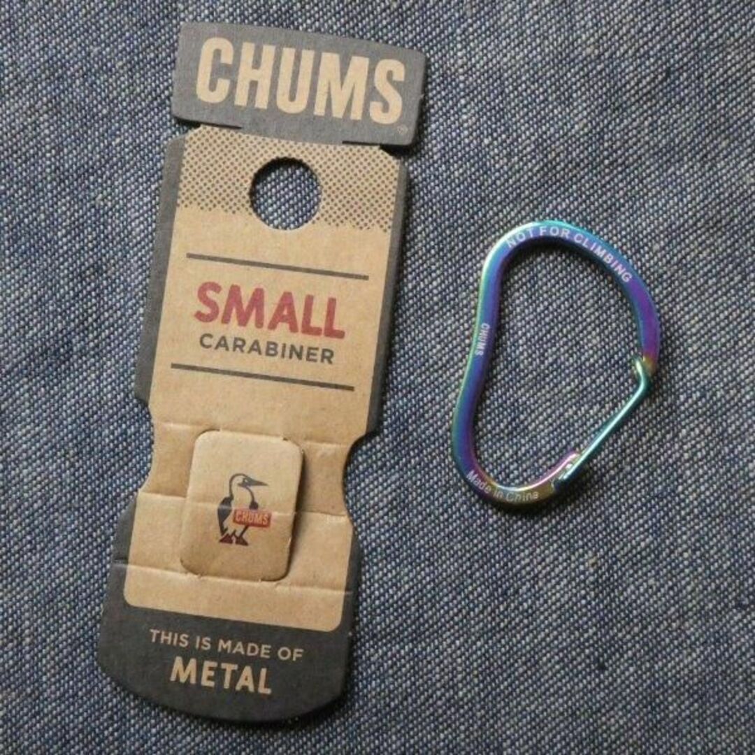 CHUMS(チャムス)のCHUMS メタル カラビナ CH61-0121 S レインボー 未使用 メンズのファッション小物(キーホルダー)の商品写真