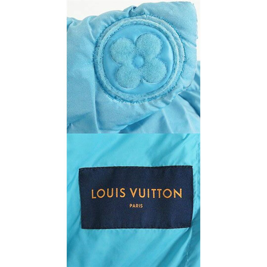 LOUIS VUITTON(ルイヴィトン)の極美品□20AW LOUIS VUITTON/ルイヴィトン モノグラムフラワー WZIP キルテッドブルゾン/パファージャケット ライトブルー 52 伊製 正規品 メンズのジャケット/アウター(その他)の商品写真