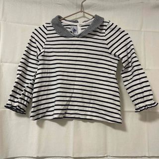 プチバトー(PETIT BATEAU)のプチバドー　ベビーカットソー　80  (シャツ/カットソー)