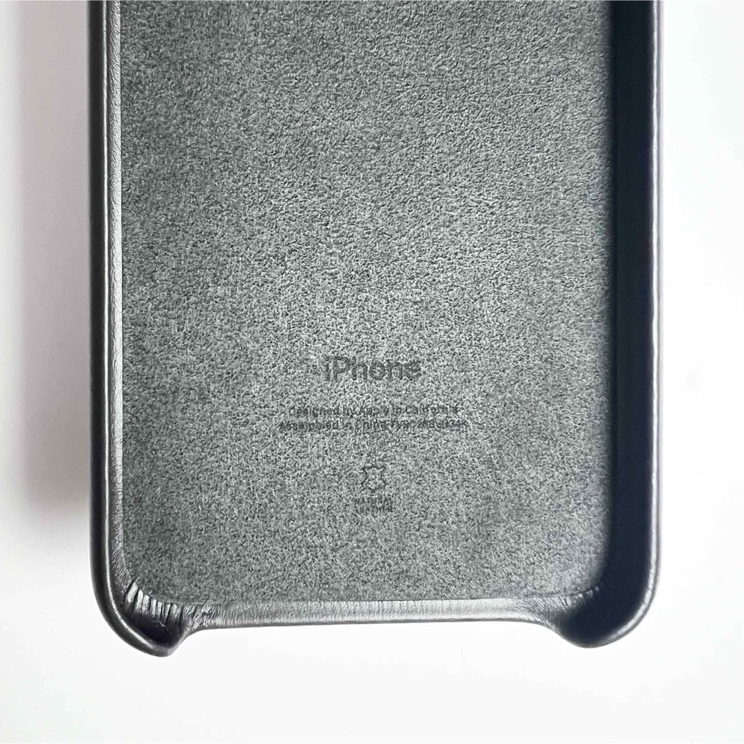 Apple(アップル)のアップル純正 iPhone 11 PRO MAX レザーケース ブラック スマホ/家電/カメラのスマホアクセサリー(iPhoneケース)の商品写真