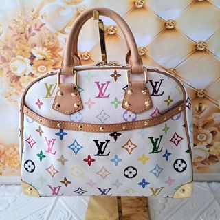 ルイヴィトン(LOUIS VUITTON)のルイヴィトン トゥルーヴィル マルチカラー モノグラム 白 ホワイト(ハンドバッグ)