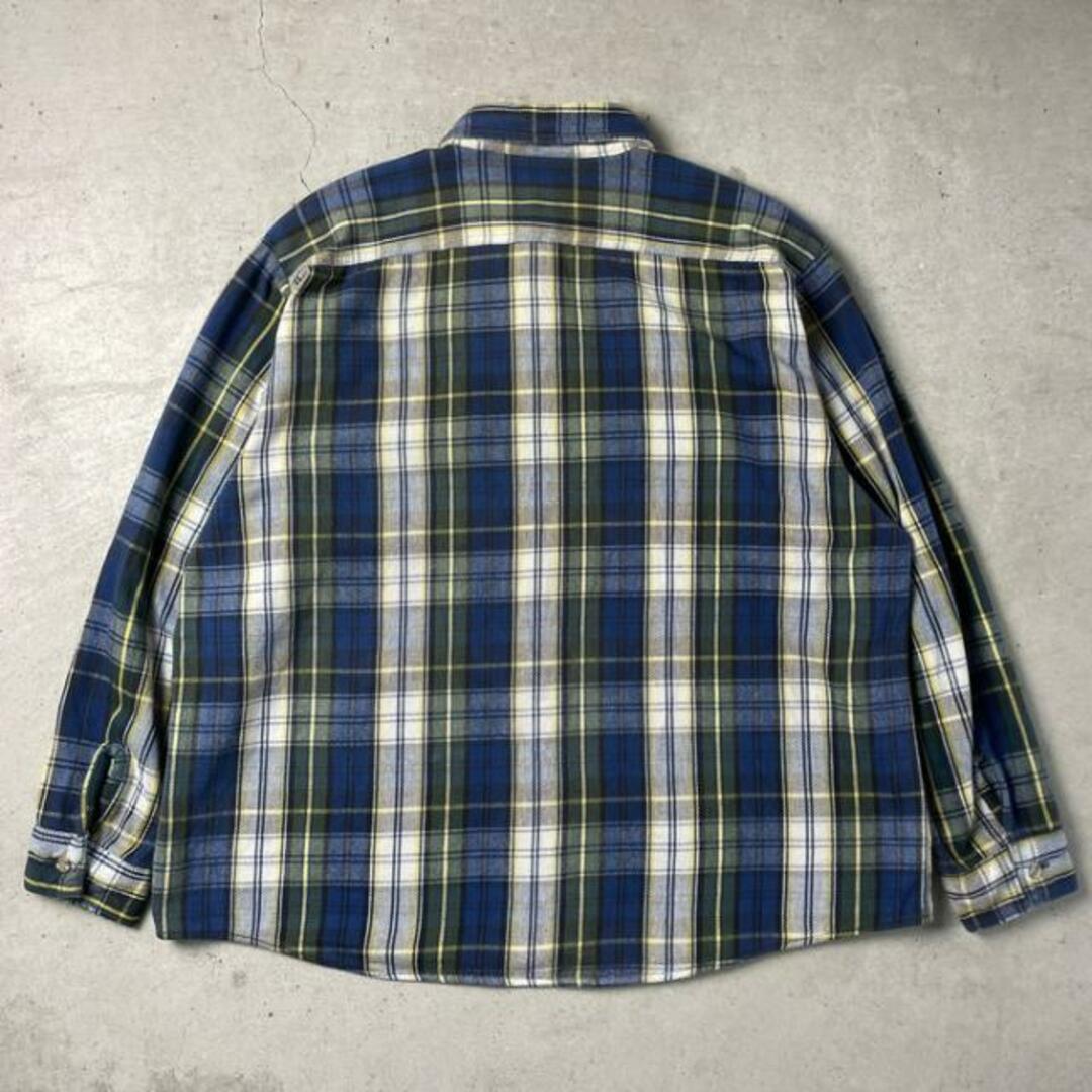 90年代 FIVE BROTHER ファイブブラザー 長袖 ヘビーネルシャツ チェックシャツ  メンズ2XL メンズのトップス(シャツ)の商品写真