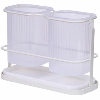 カトラリースタンド 箸立て 箸スタンド 箸入れ キッチン用品 キッチン収納 白(収納/キッチン雑貨)