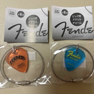 Fender - Fender フェンダー ピック型アクリルチャーム ORANGE BLUE