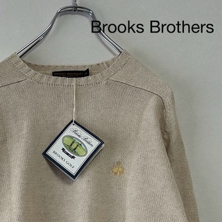 ブルックスブラザース(Brooks Brothers)の新品 90s Brooks Brothers 旧タグ 綿 クルーネック ニット(ニット/セーター)