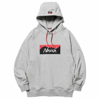 ナンガ(NANGA)のNANGA Eco Hybrid Box Logo Sweat Hoodie S(パーカー)