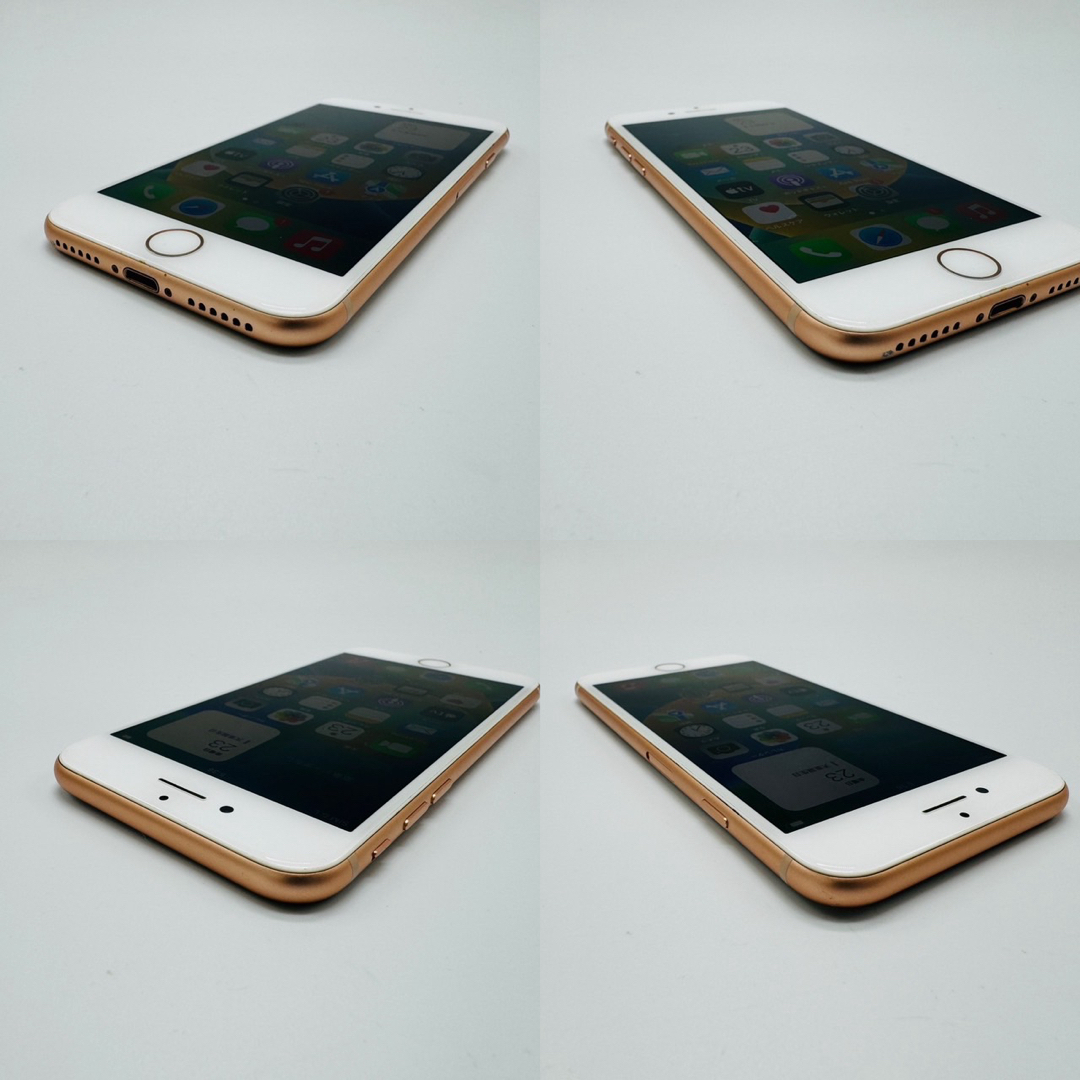 iPhone(アイフォーン)のiPhone 8 ゴールド 64 GB SIMフリー スマホ/家電/カメラのスマートフォン/携帯電話(スマートフォン本体)の商品写真