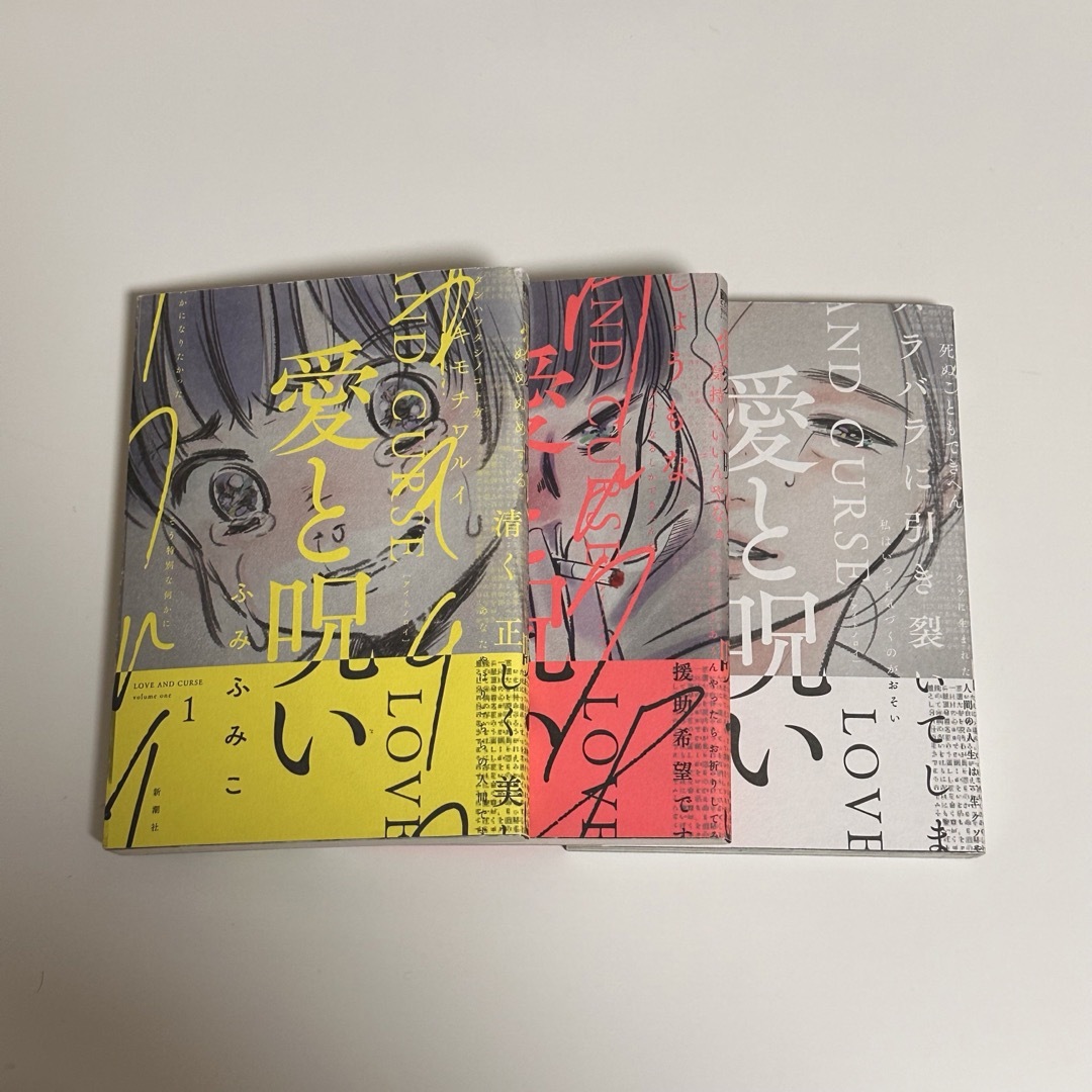 愛と呪い 全巻セット 3冊セット エンタメ/ホビーの漫画(全巻セット)の商品写真