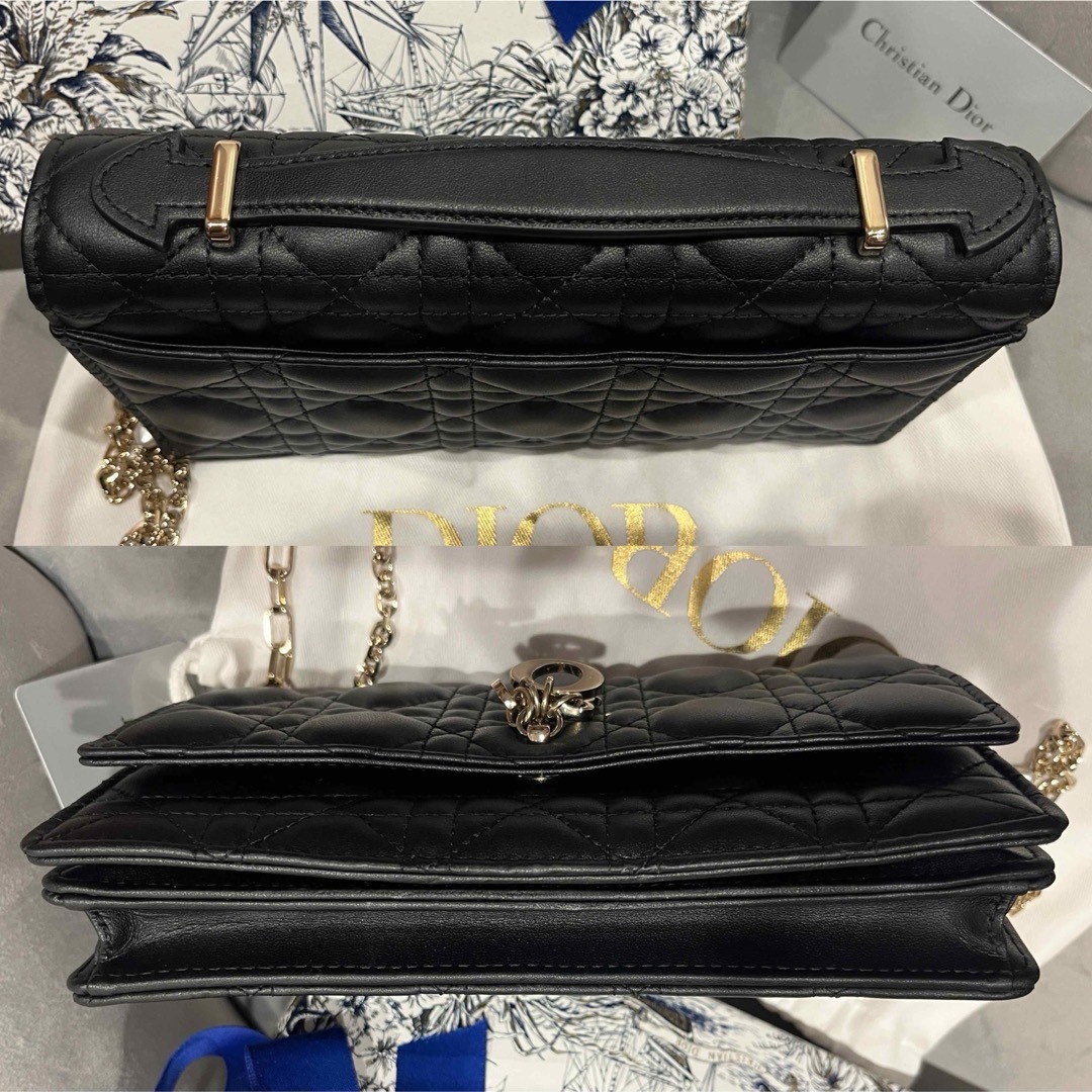 Dior(ディオール)のMISS DIOR ミニバッグ トップハンドル 黒　ほぼ新品 レディースのバッグ(ショルダーバッグ)の商品写真