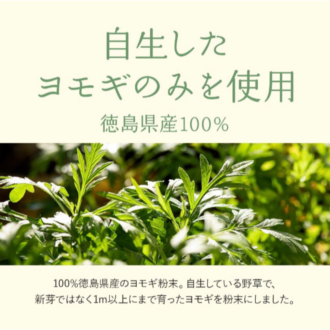 週末セール‼️国産天然無添加よもぎ 粉末100g 殺菌済 草餅パンシフォンケーキ 食品/飲料/酒の食品(菓子/デザート)の商品写真