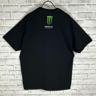 MONSTAR モンスターエナジー ロゴ 両面デザイン Tシャツ 半袖 