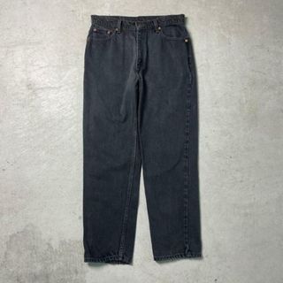 リーバイス(Levi's)の90年代 USA製  Levi's リーバイス 512 テーパード ブラックデニムパンツ  レディースW31 メンズ(デニム/ジーンズ)