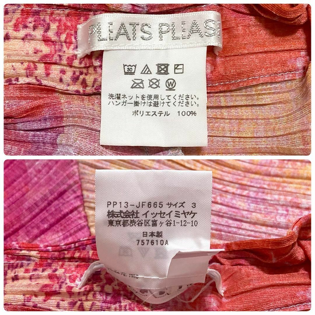 PLEATS PLEASE ISSEY MIYAKE(プリーツプリーズイッセイミヤケ)の極美品　プリーツプリーズ　サルエルパンツ　Frosty　近年　変形　アート　3 レディースのパンツ(サルエルパンツ)の商品写真