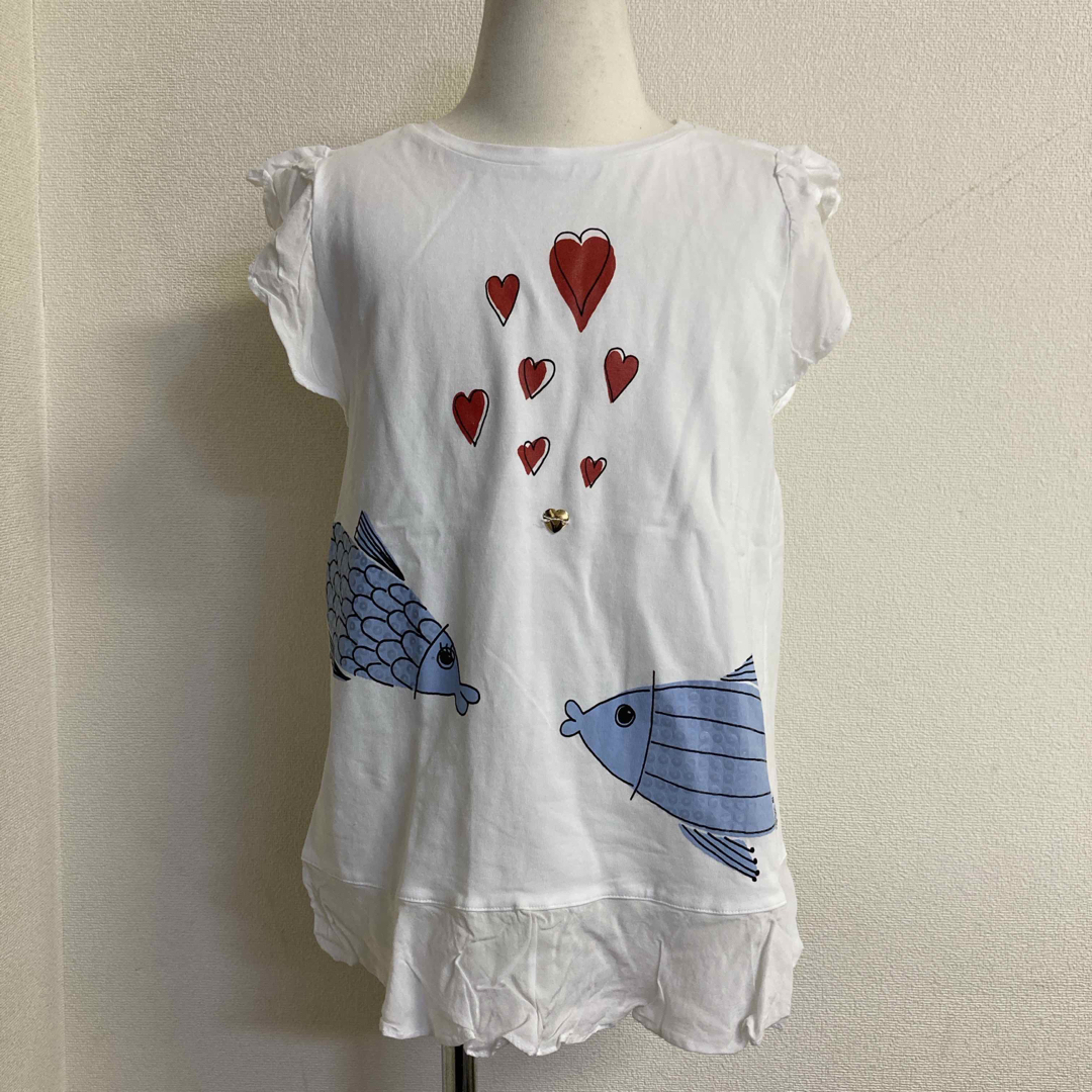 ARMANI JUNIOR(アルマーニ ジュニア)のARMANI JUNIOR アルマーニジュニア　120 シャツ　カットソー キッズ/ベビー/マタニティのキッズ服女の子用(90cm~)(Tシャツ/カットソー)の商品写真