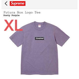 シュプリーム(Supreme)のSUPREME FUTURA BOX LOGO XL PURPLE TEE(Tシャツ/カットソー(半袖/袖なし))