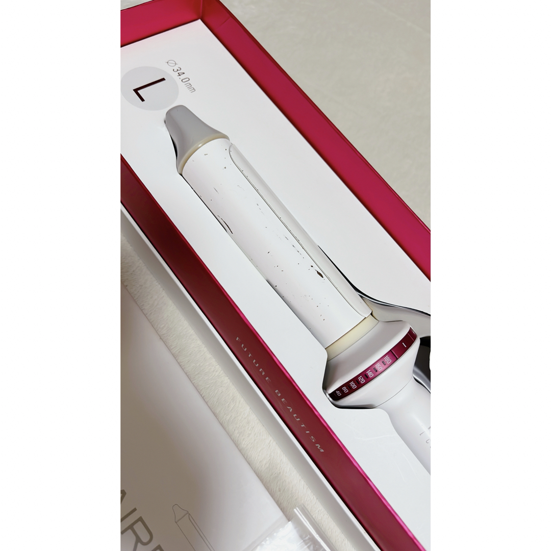 【ジャンク品】リュミエリーナ ヘアビューロン 34mm HBR-L コテ スマホ/家電/カメラの美容/健康(ヘアアイロン)の商品写真