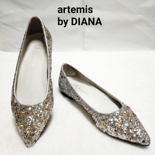 アルテミスバイダイアナ(artemis by DIANA)のアルテミス by DIANA グリッター ポインテッド シューズ 22(ハイヒール/パンプス)