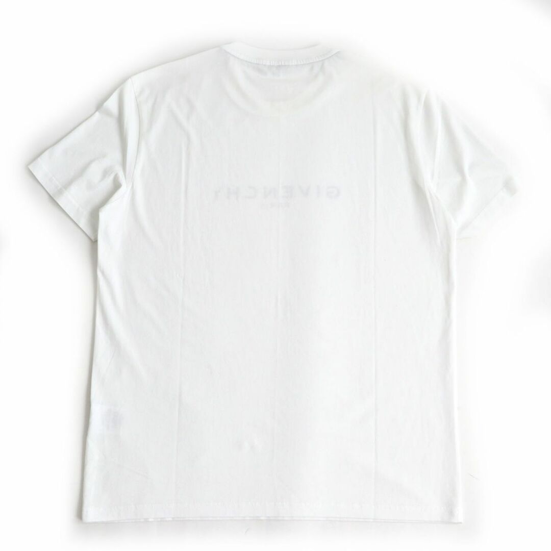 GIVENCHY(ジバンシィ)の極美品◆GIVENCHY ジバンシィ BM70K93002 ヴィンテージロゴプリント コットン100％ クルーネック 半袖 Tシャツ ホワイト XL メンズ 正規品 メンズのトップス(Tシャツ/カットソー(半袖/袖なし))の商品写真