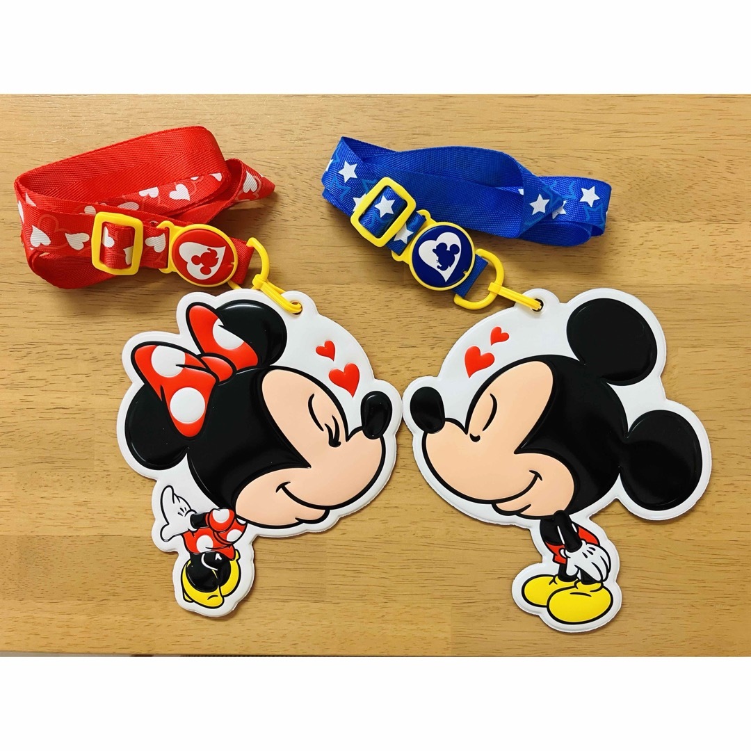 Disney(ディズニー)の東京ディズニーリゾート　パスケース　チケットホルダー　ミッキーマウスミニーマウス エンタメ/ホビーのおもちゃ/ぬいぐるみ(キャラクターグッズ)の商品写真