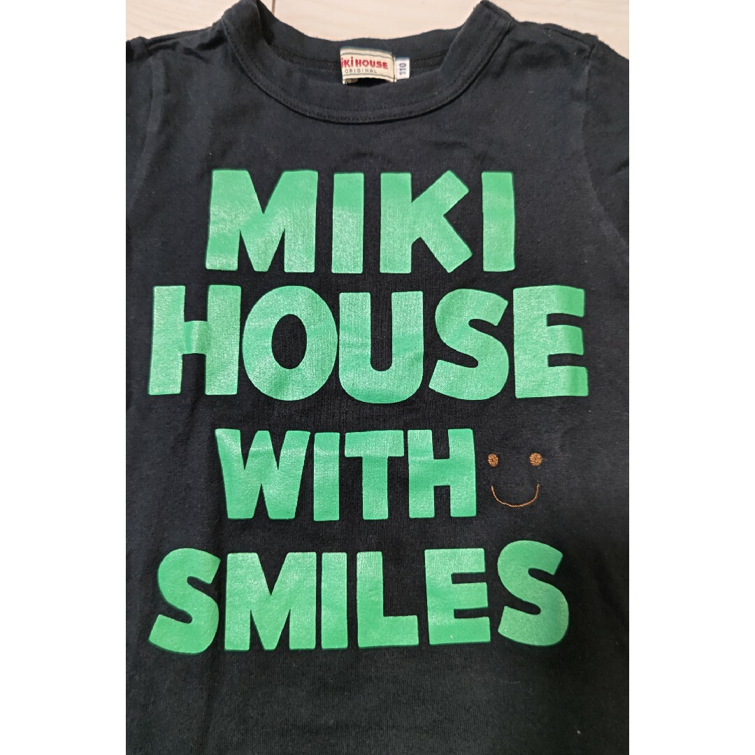 mikihouse(ミキハウス)のMIKIHOUSE ミキハウス  ロンT 長袖 黒 男の子 110 キッズ/ベビー/マタニティのキッズ服男の子用(90cm~)(Tシャツ/カットソー)の商品写真