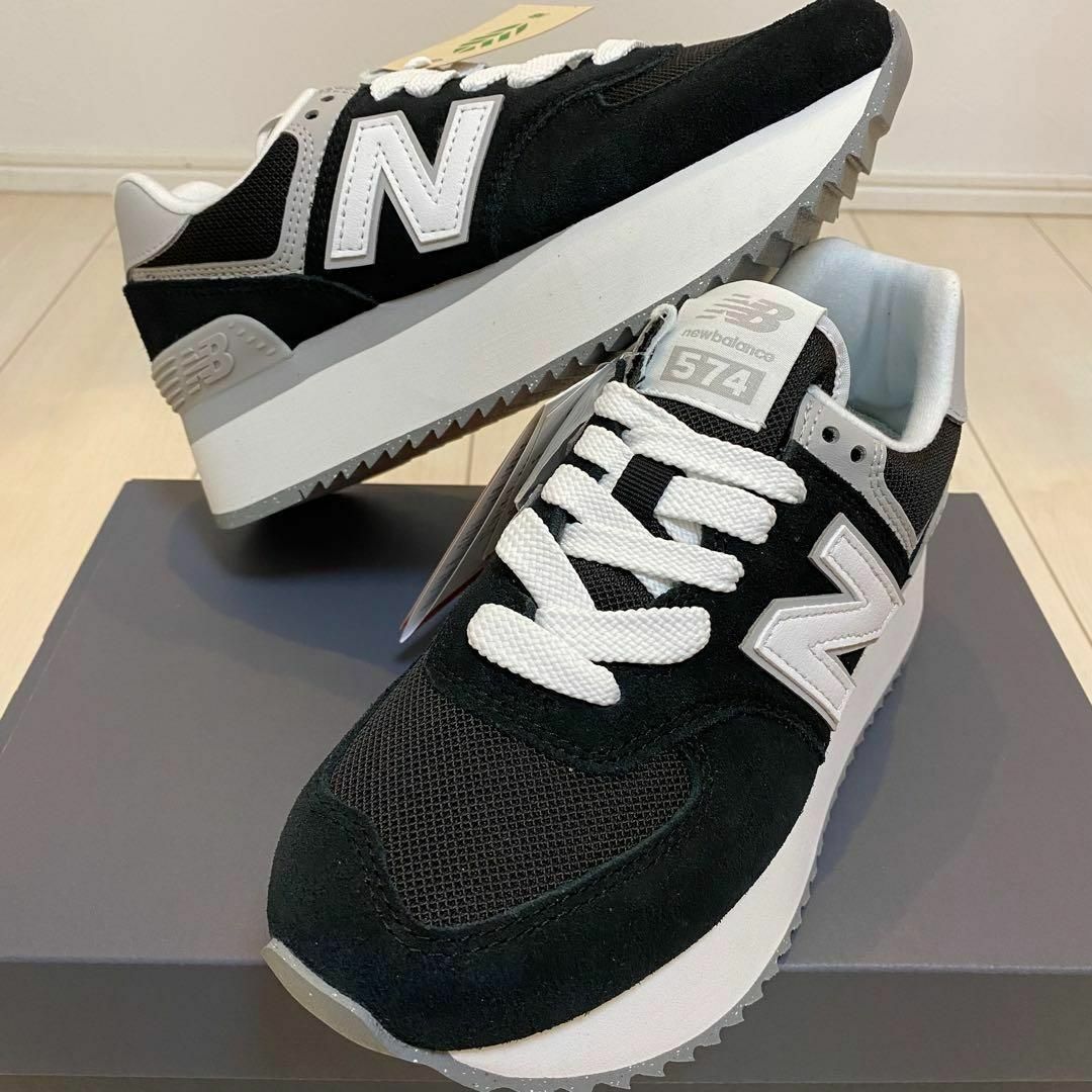 New Balance - 【新品!】24.5cm ニューバランス 574厚底 New Balance - 【新品!】24.5cm ニューバランス 574厚底