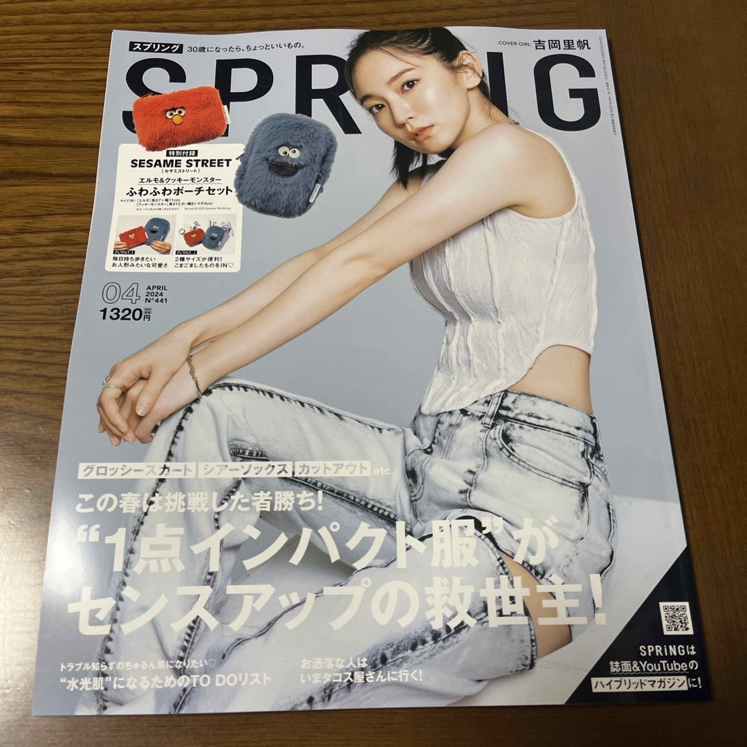 宝島社(タカラジマシャ)のspring (スプリング) 2024年 04月号 雑誌のみ エンタメ/ホビーの雑誌(ファッション)の商品写真