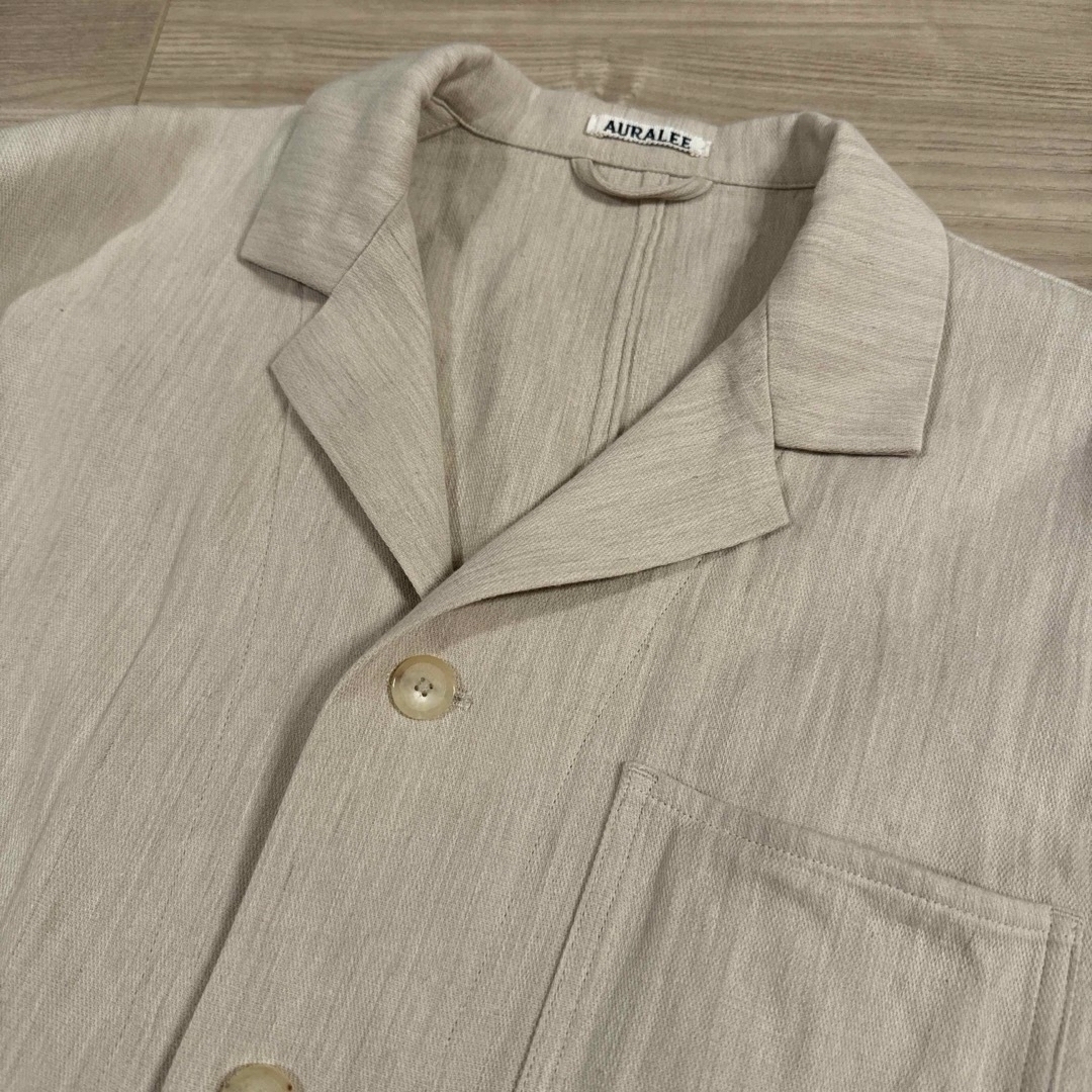 AURALEE(オーラリー)のAURALEE COTTON WOOL DOUBLE CLOTH BLOUZON メンズのジャケット/アウター(テーラードジャケット)の商品写真