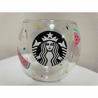 スターバックスコーヒー(Starbucks Coffee)のスターバックス　ダブルウォール　グラス　スイカ　新品(グラス/カップ)