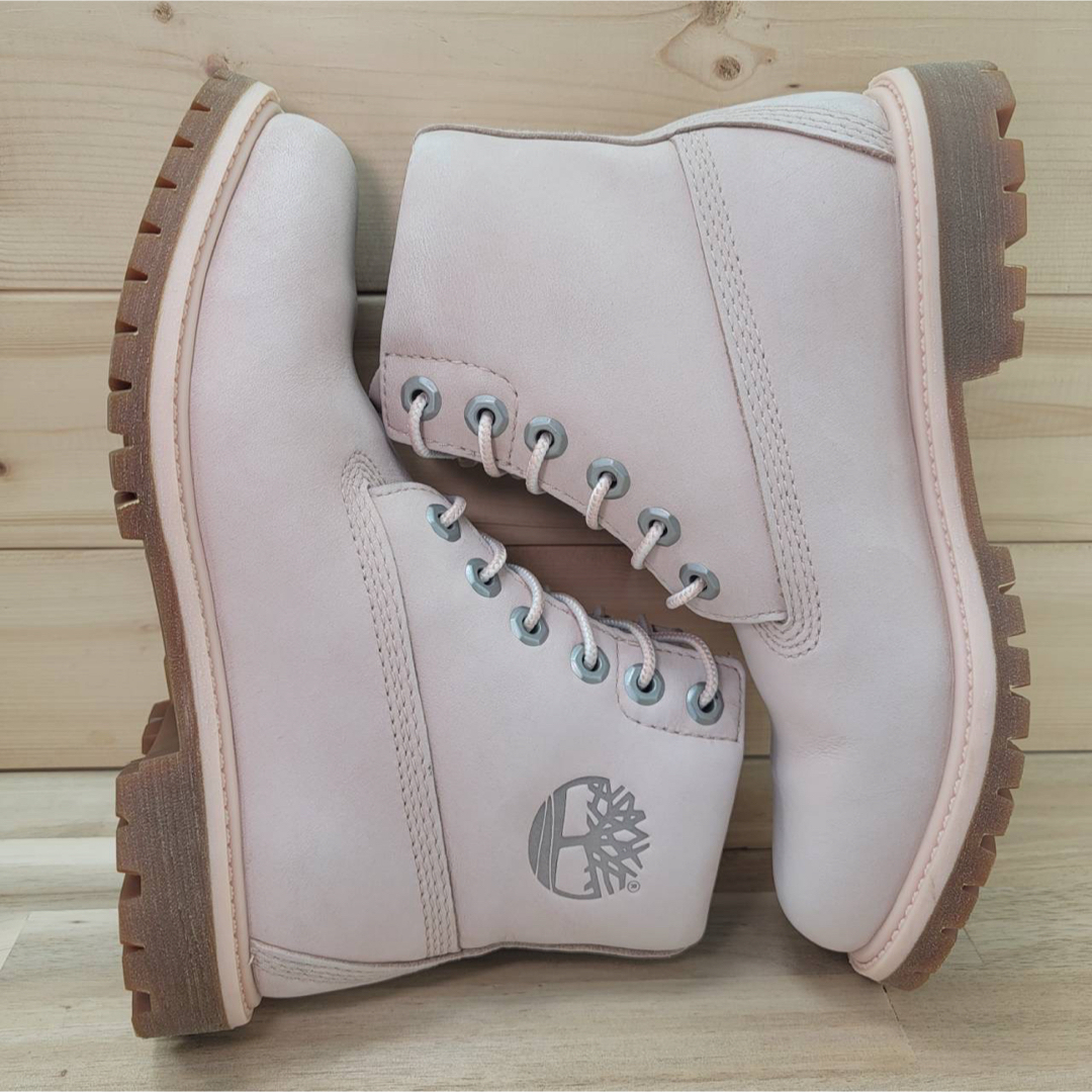 Timberland(ティンバーランド)のティンバーランド ネリー 6インチ ウォータープルーフ ブーツ ピンク 23㎝ レディースの靴/シューズ(ブーツ)の商品写真
