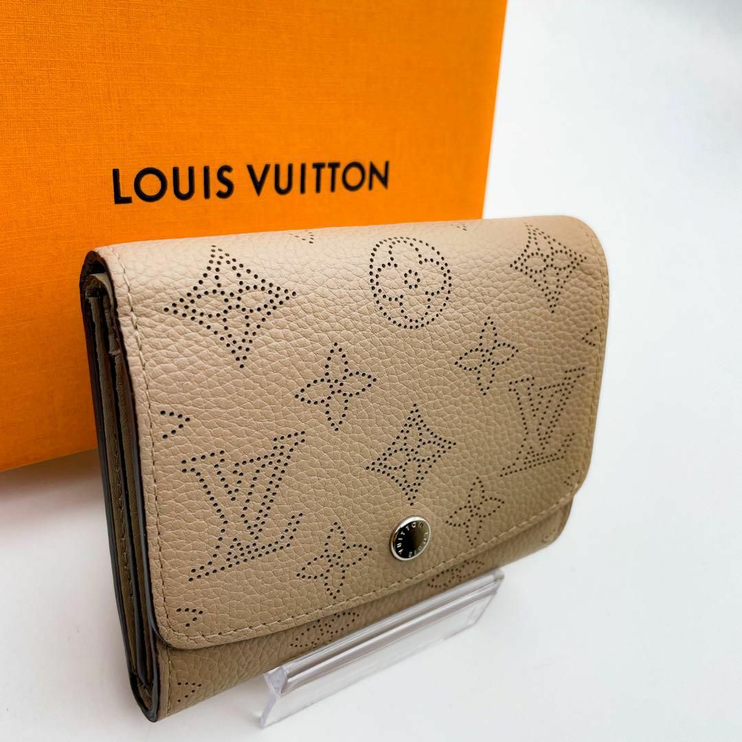 ⭐︎返品注意事項⭐︎✨美品✨LOUISVUITTON ルイヴィトン マヒナ ポルトフォイユ イリス