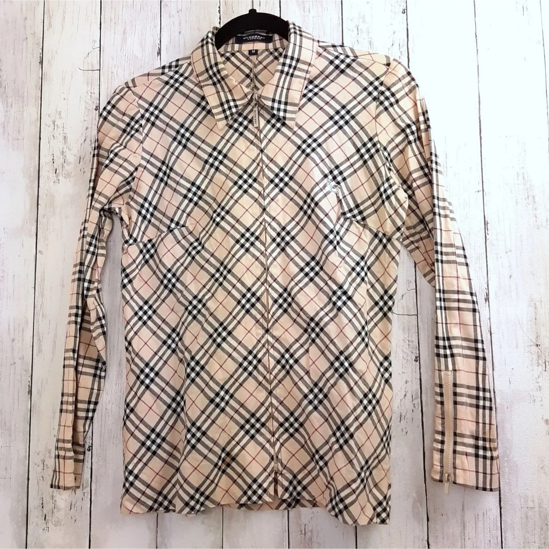 BURBERRY(バーバリー)のBurberry コットン チェックシャツ レディース M レディースのトップス(シャツ/ブラウス(長袖/七分))の商品写真