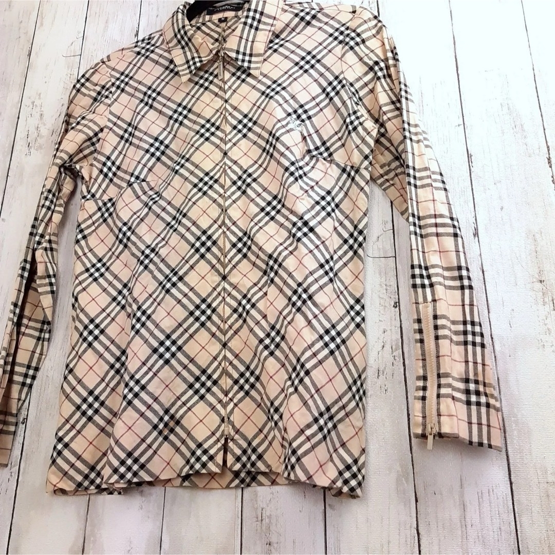 BURBERRY(バーバリー)のBurberry コットン チェックシャツ レディース M レディースのトップス(シャツ/ブラウス(長袖/七分))の商品写真