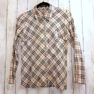 バーバリー(BURBERRY)のBurberry コットン チェックシャツ レディース M(シャツ/ブラウス(長袖/七分))