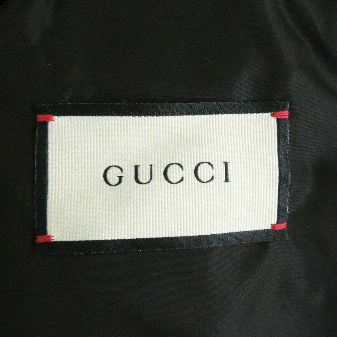 Gucci(グッチ)の美品□GUCCI/グッチ 488498 ミスティックキャット エンブロイダリー ギンガムチェック 2WAY ダウンジャケット/ベスト 黄×黒 54 伊製 正規 メンズのジャケット/アウター(ダウンジャケット)の商品写真