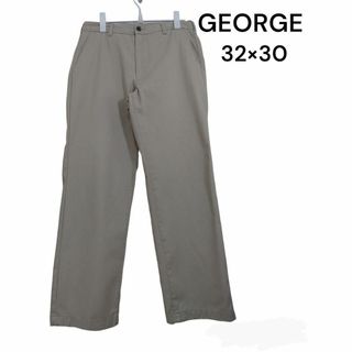 GEORGE　32×30　古着　チノパンツ　コットンパンツ　ワーク(チノパン)