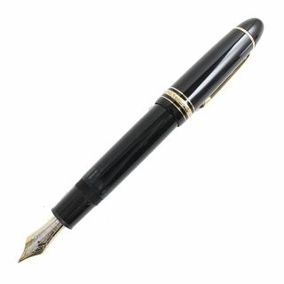 モンブラン(MONTBLANC)の美品△MONTBLANC モンブラン マイスターシュテュック No.149 ホワイトスター ペン先18K 万年筆 ブラック×ゴールド Mニブ ドイツ製 人気◎(ペン/マーカー)