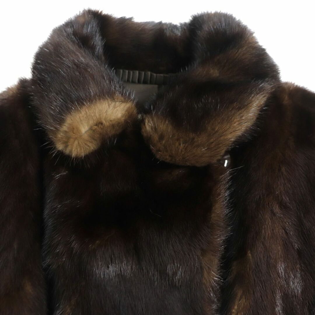 美品▽Nakamura Fur ナカムラファー MINK ミンク 裏地ロゴ柄 本 美品▽Nakamura Fur ナカムラファー MINK ミンク 裏地ロゴ柄 本