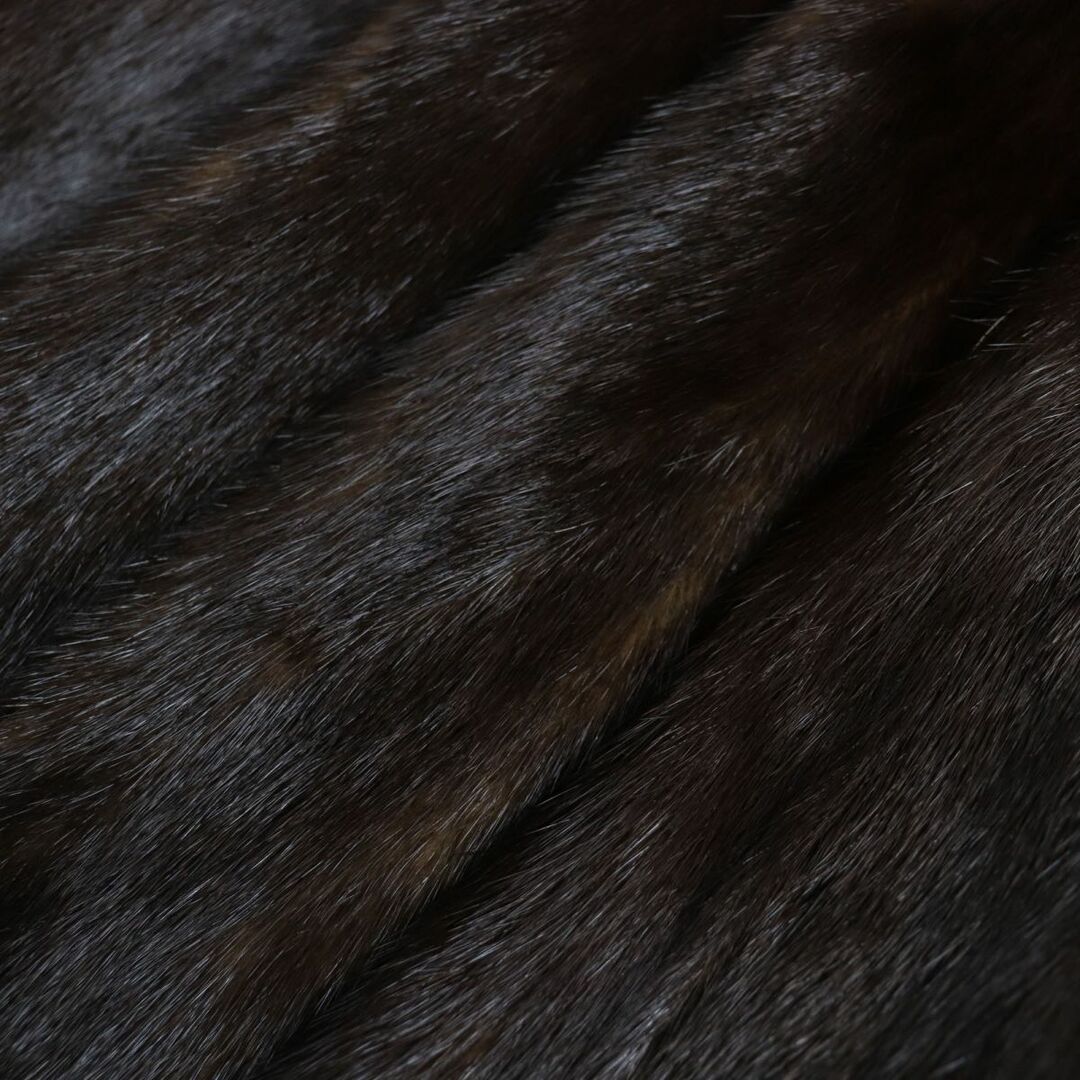 美品▽Nakamura Fur ナカムラファー MINK ミンク 裏地ロゴ柄 本 美品▽Nakamura Fur ナカムラファー MINK ミンク 裏地ロゴ柄 本