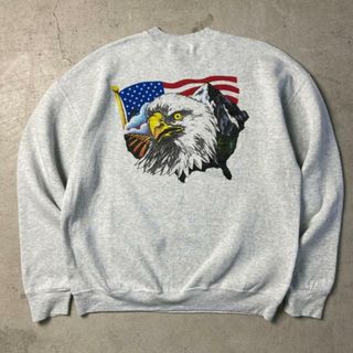 90〜00年代 AMERICAN PRIDE 星条旗 鷲 スウェットシャツ メンズXL(スウェット)