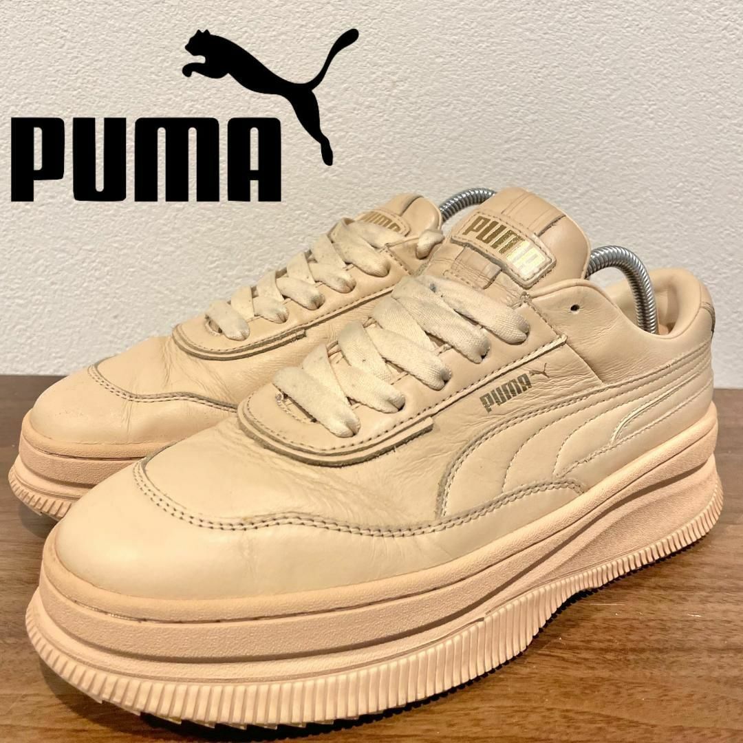 PUMA(プーマ)のPUMA DEVA WNS プーマ デヴァ レディース ベージュ レディースの靴/シューズ(スニーカー)の商品写真